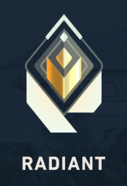 The radiant rank icon in Valorant 