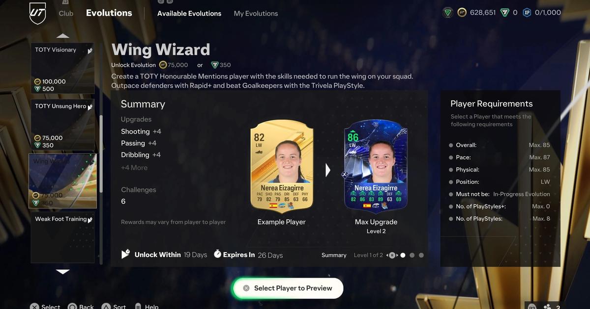 FC 24 Wing Wizard Evolution 