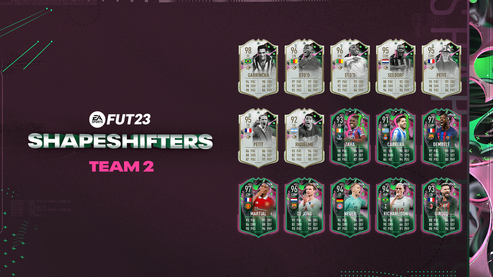 fifa 23 shapeshifters team 2