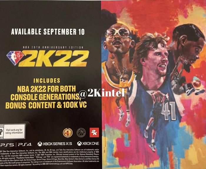 NBA 2K22 cover reveal countdown leaked