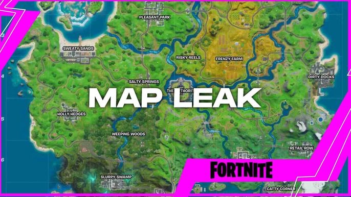Fortnite New Season 3 Map Leak! - New Trident, New POI's, End of Season