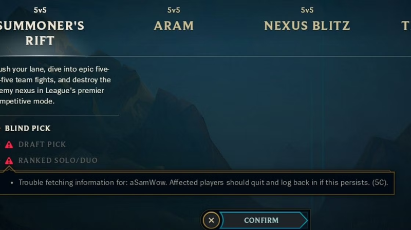 How to Fix / Solve Failed to Fetch Your Summoner Details in League