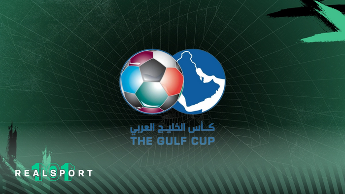 Gulf Cup logo with green background