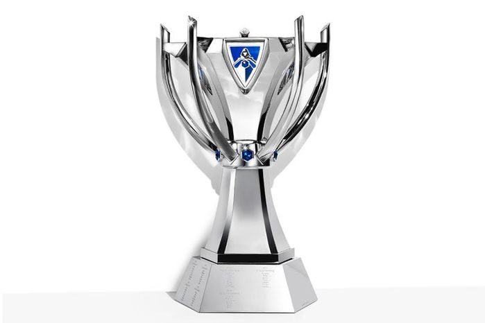 League of Legends Worlds 2022 trophy