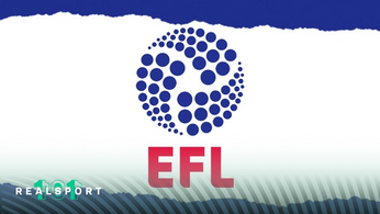 EFL badge with white and blue background 