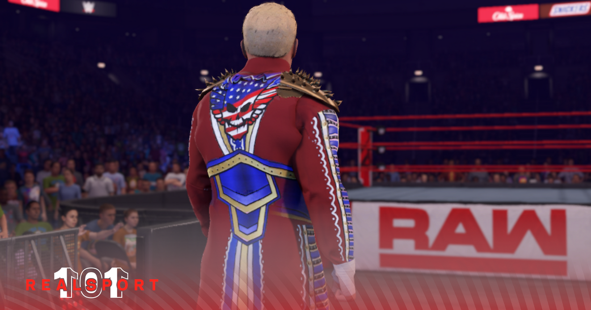 mock up of cody rhodes as he may appear in wwe 2k23
