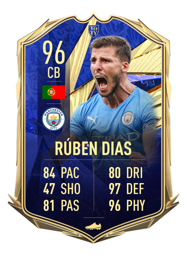 FIFA 22 TOTY Predictions Ruben Dias