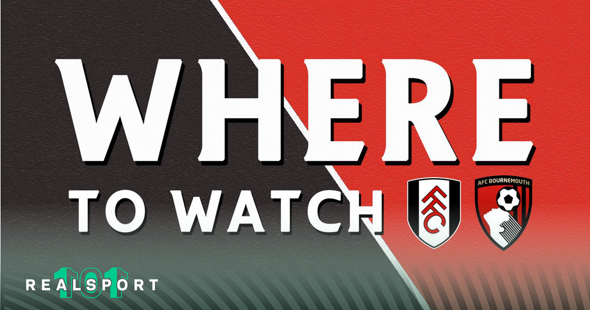 Fulham and Bournemouth with Where to Watch text