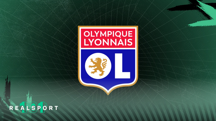 Lyon badge (large) with green background