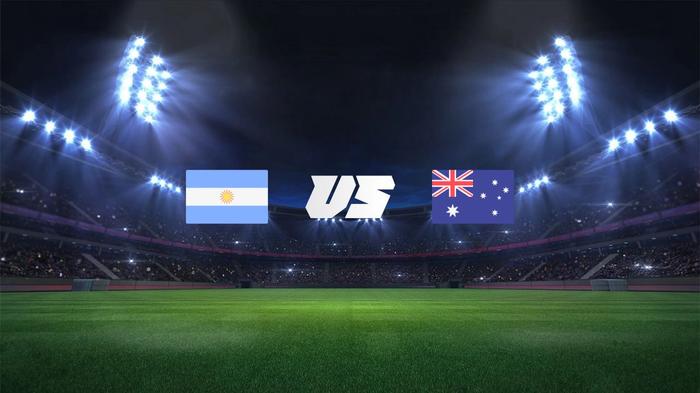 argentina vs australia flags