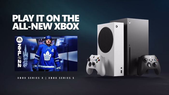 NHL 22 xbox cover 