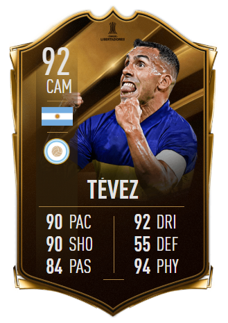 Tevez Card