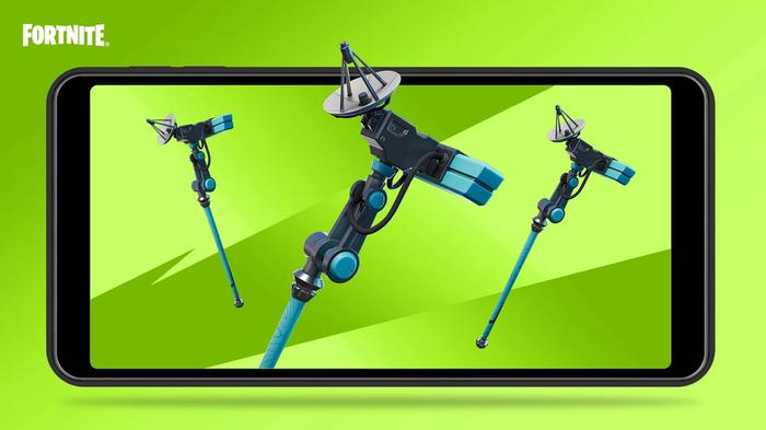 fortnite promo image for geforce now showing the cosmetics you can earn for playing the game