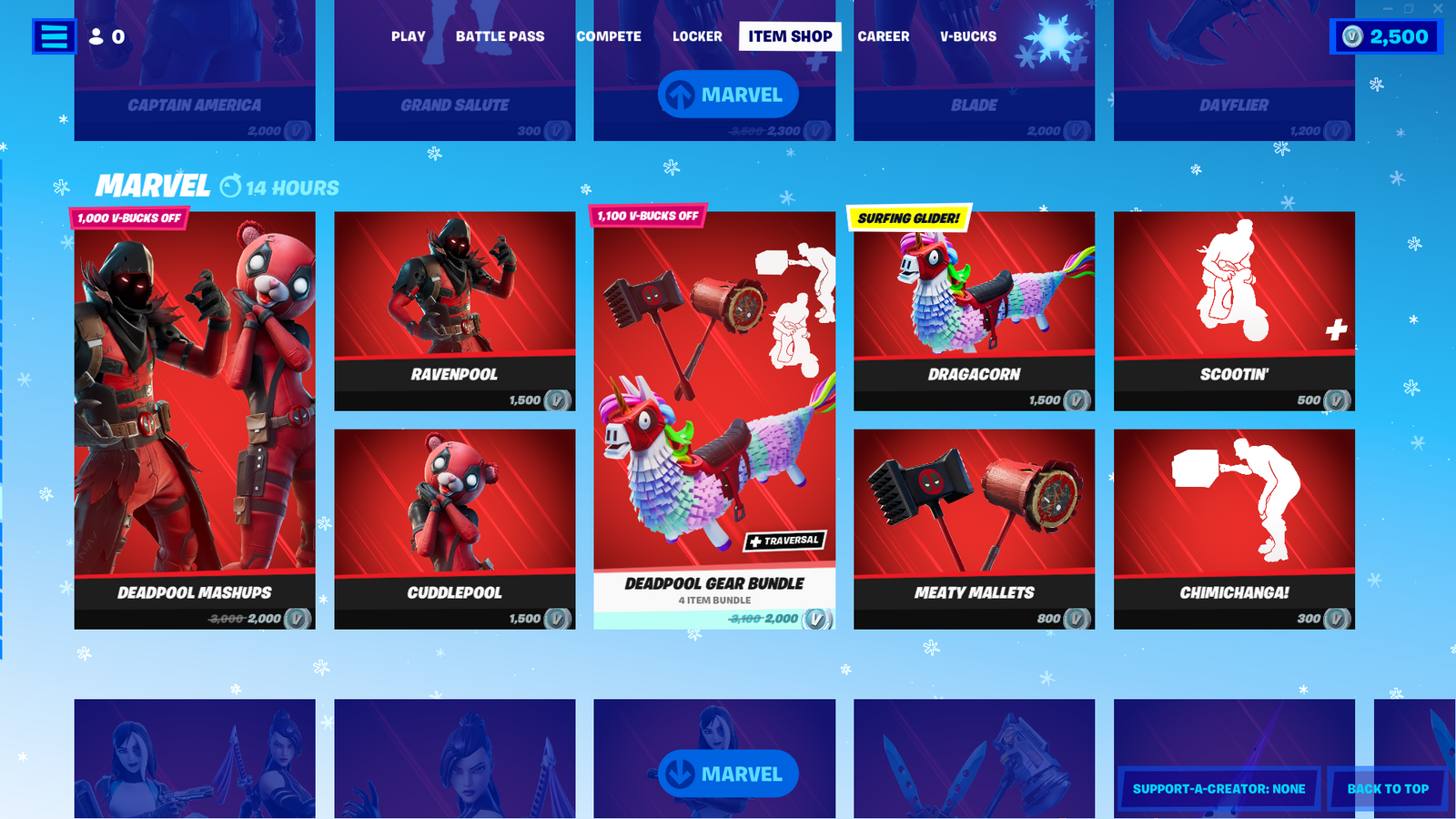 Marvel Skins return to Fortnite Item Store for limited time