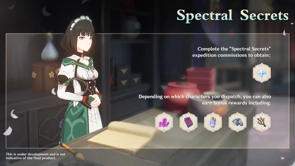 Katheryne for Spectral Secrets event on Genshin Impact