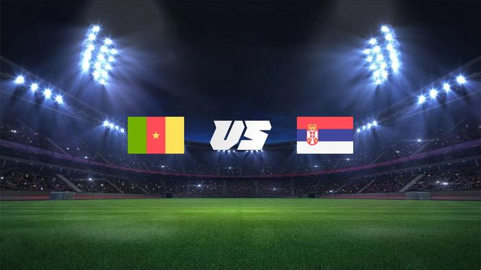 cameroon vs serbia flags