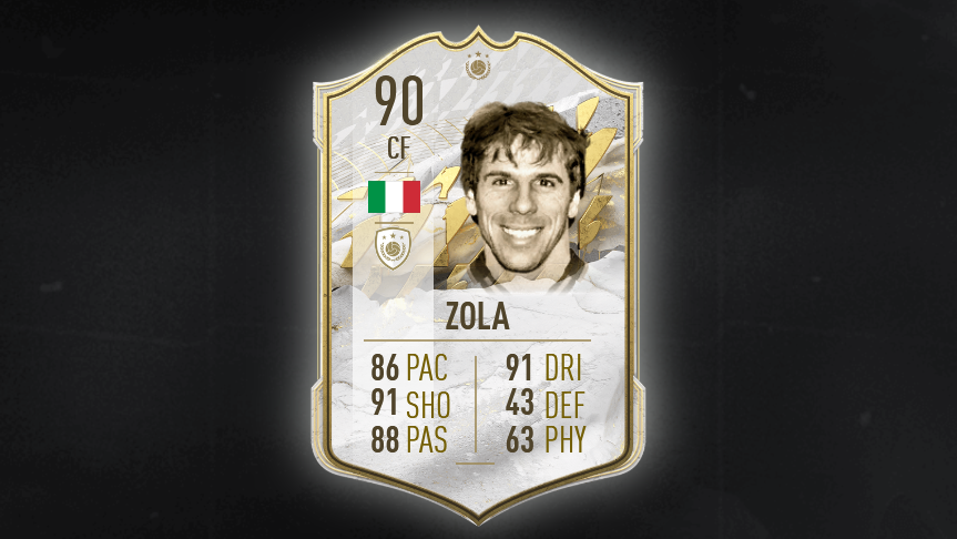 FIFA 22 Gianfranco Zola Icon SBC