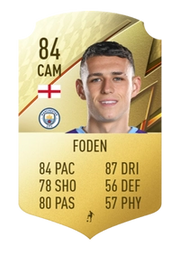 FIFA 22 - Phil Foden - Base card - 84 Rated