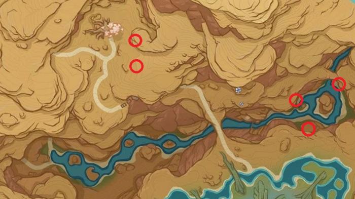 All other Kory Drums Locations in Genshin Impact.