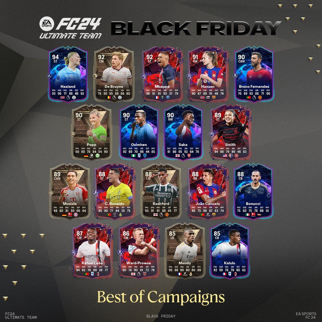 FC 24: Black Friday Best Of Campaigns CONFIRMED!