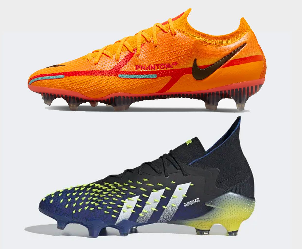 blue football boots nike