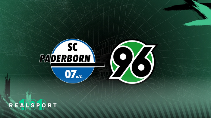SC Paderborn and Hannover 96 badges