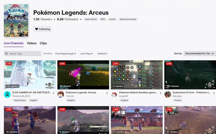 Pokemon Legends Acreus Twtich stream how to watch