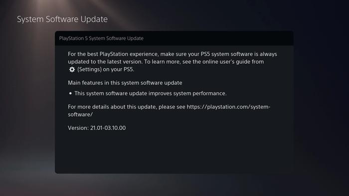 PS5 News Today Firmware Update