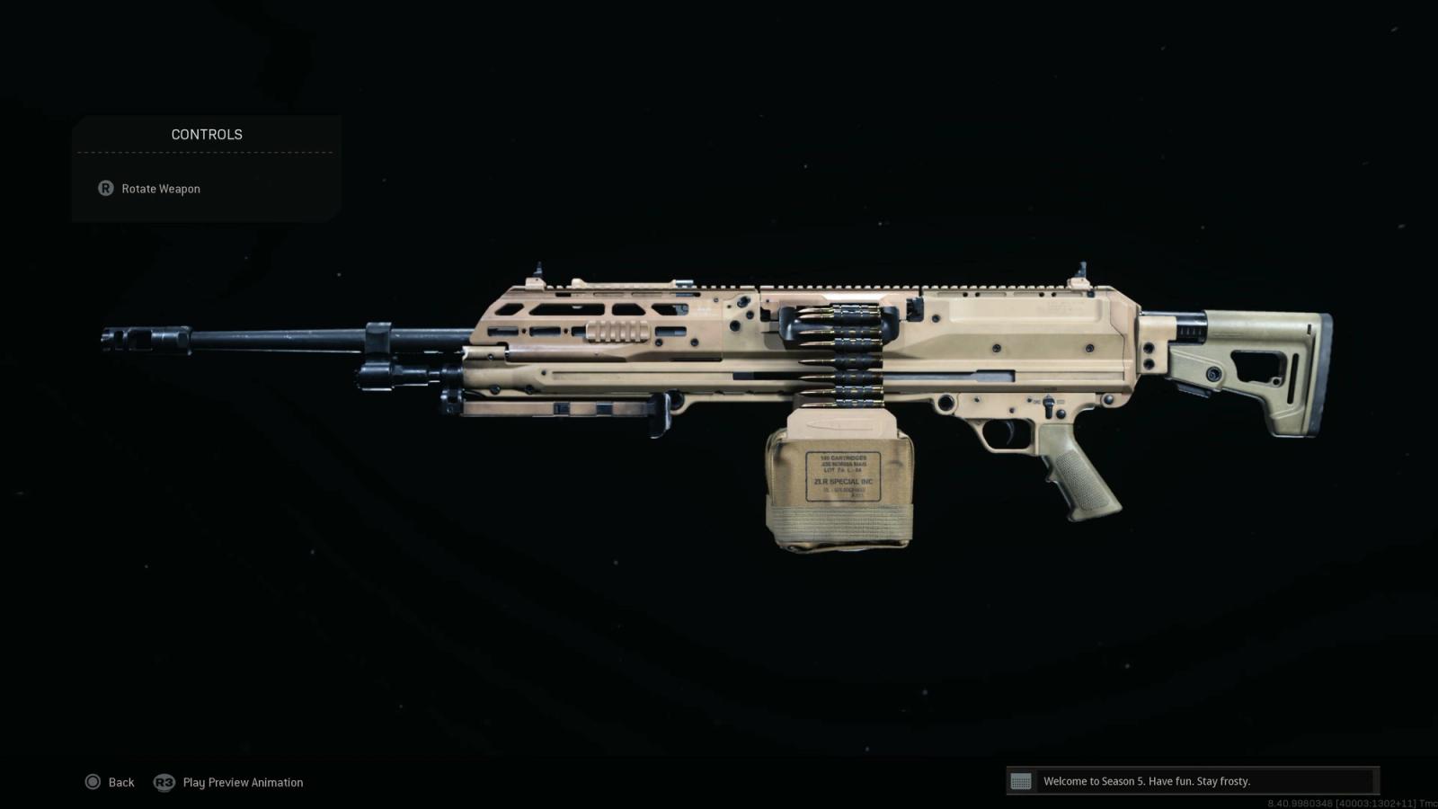 Call of Duty Warzone New Gun RAAL MG