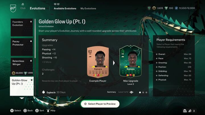 EA FC 24: Best players for Golden Glow Up Evolutions