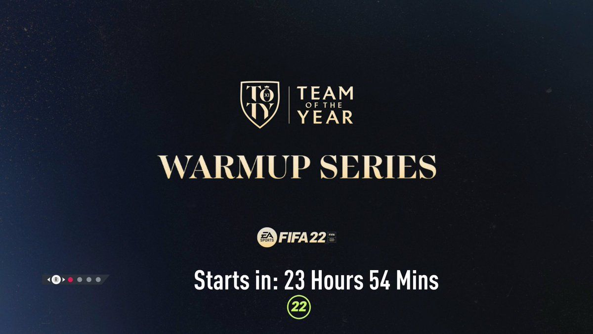 FIFA 22 TOTY Warmup Series