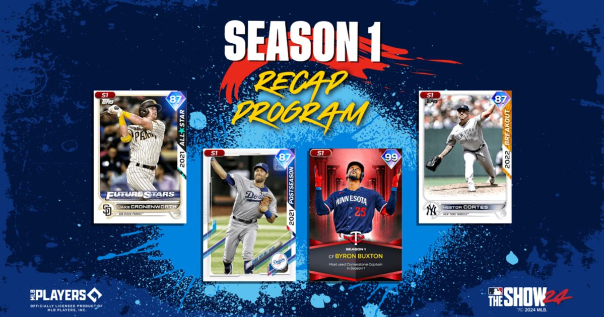 MLB The Show 24 Season 1 Recap Program Cover