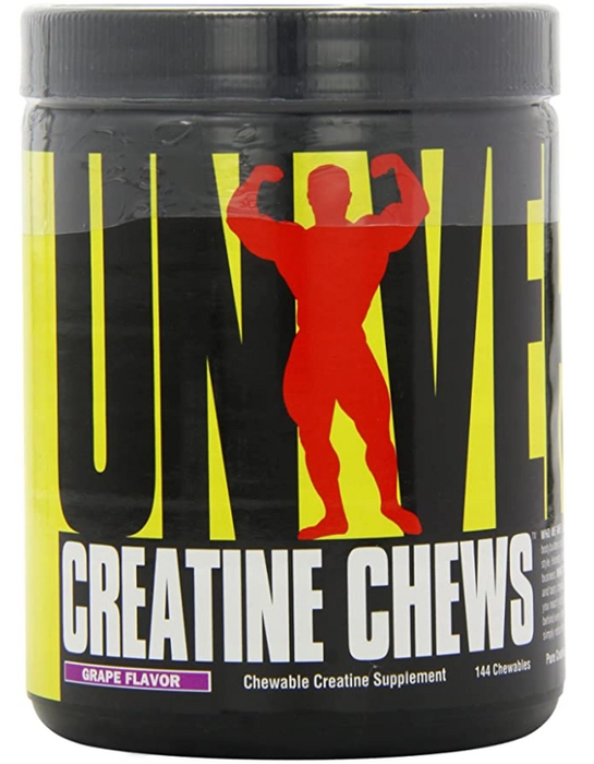 Best creatine supplement Universal Nutrition product image of a black container a red silhouette of a body builder