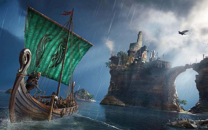 LAND AND SEA - With so many facets to AC Valhalla, it was a big project for Ubisoft