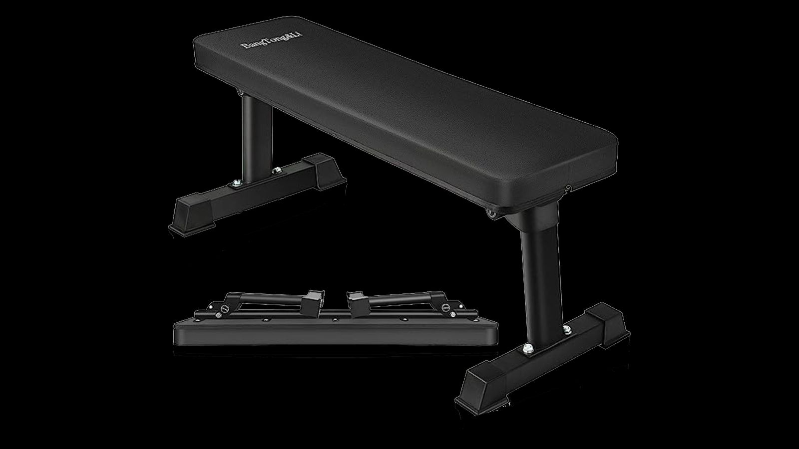 BangTong&Li Flat Weight Bench product image of bench folded and unfolded