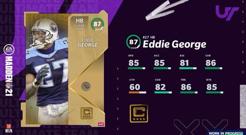 Madden 21 MUT Captains Revealed - Aeneas Williams, Eddie George