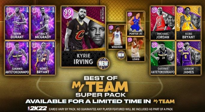 NBA 2K22 Best of MyTEAM