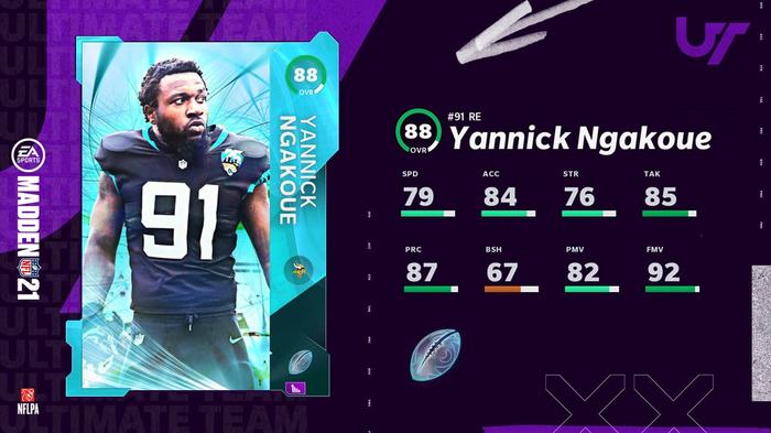 Madden 21 Ultimate Team Ultimate Kickoff Yannick Ngakoue 1 1