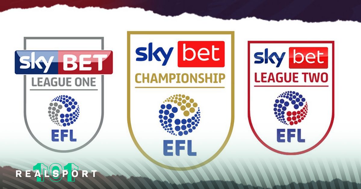 EFL Championship, EFL League One and EFL League Two logos with white background