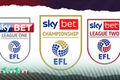 EFL League 1, League 2 and Championship logos
