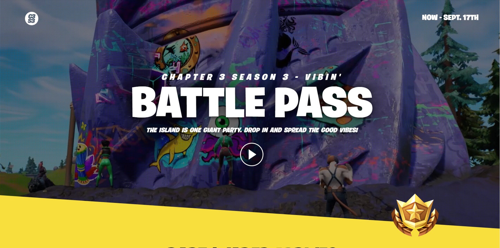 A screenshot of the official battle pass page gives us a clue for Fortnite Season 4 and its release date.
