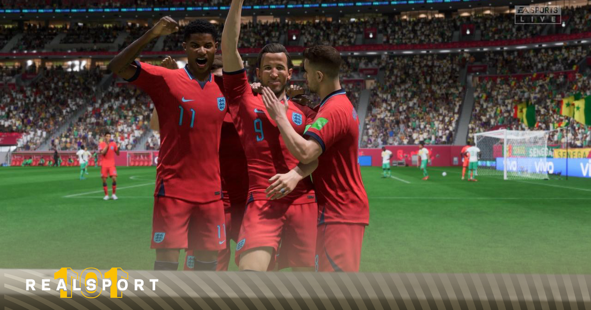 fifa 23 world cup england kane rashford goal celebration