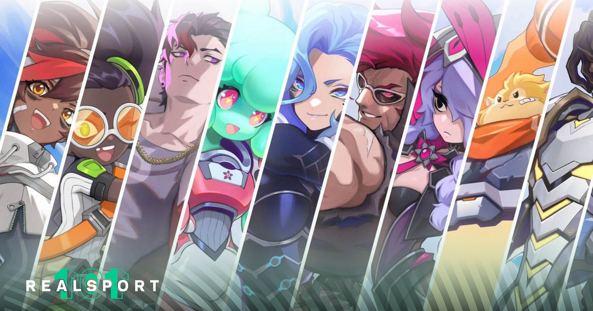 An promotional image of several Omega Strikers characters. 
