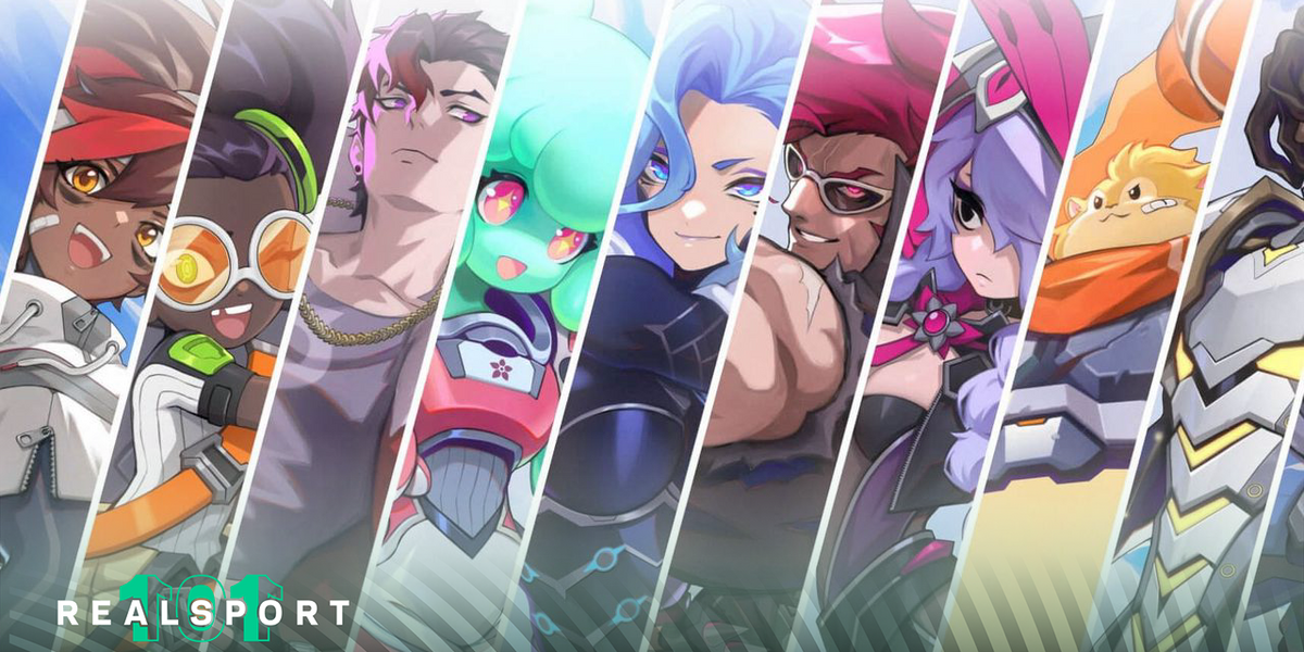 An promotional image of several Omega Strikers characters. 