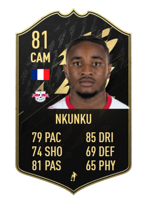 FIFA 22 - Christopher Nkunku - TOTW 2 - 81 Rated