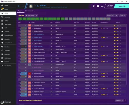 Football Manager 2020 Inter Milan Guide Tactics Formations Transfer Targets More