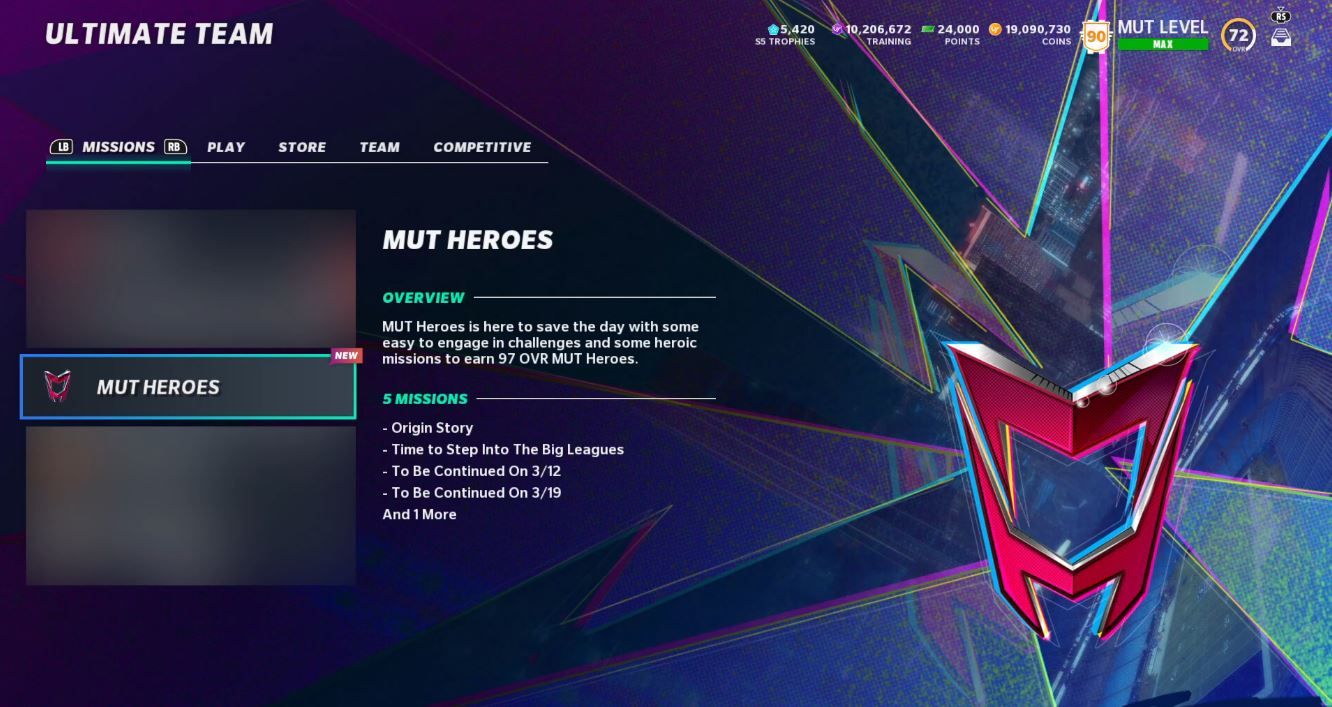 Madden 21 MUT Heroes Ultimate Team