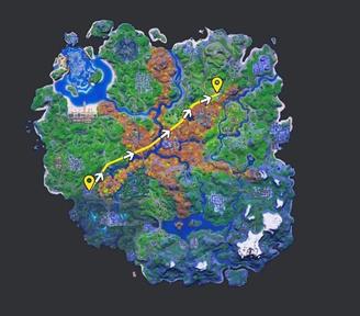 Fortnite Week 8 Challenge Drive From Durr Burger To Pizza Pit Without Exiting A Vehicle How To Complete This Epic Quest