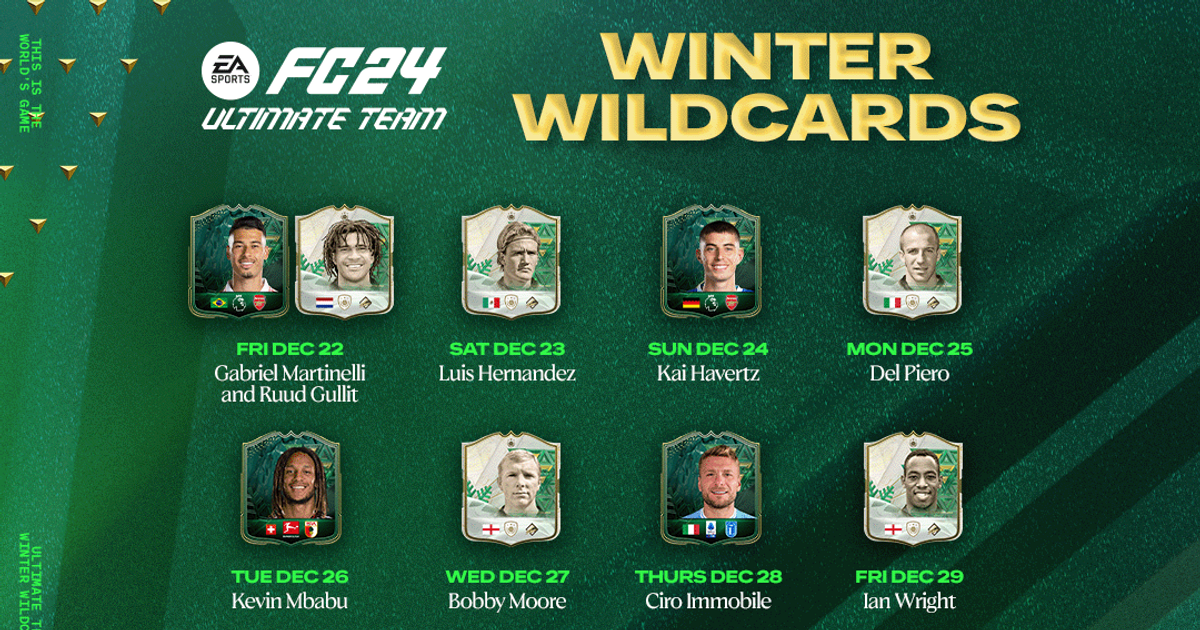 FC 24 All Winter Wildcard SBCs announced for Ultimate Team