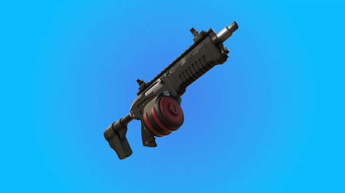 Charged SMG weapon as found in Fortnite Week 5 Quests